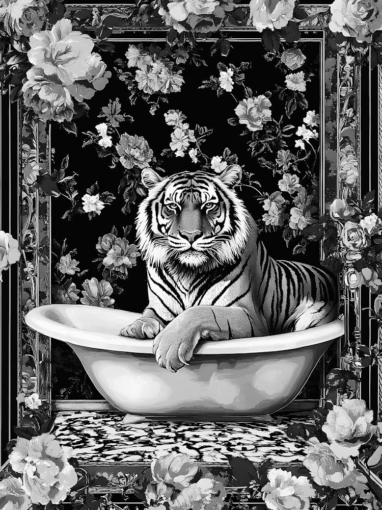 Tiger In The Bath 2