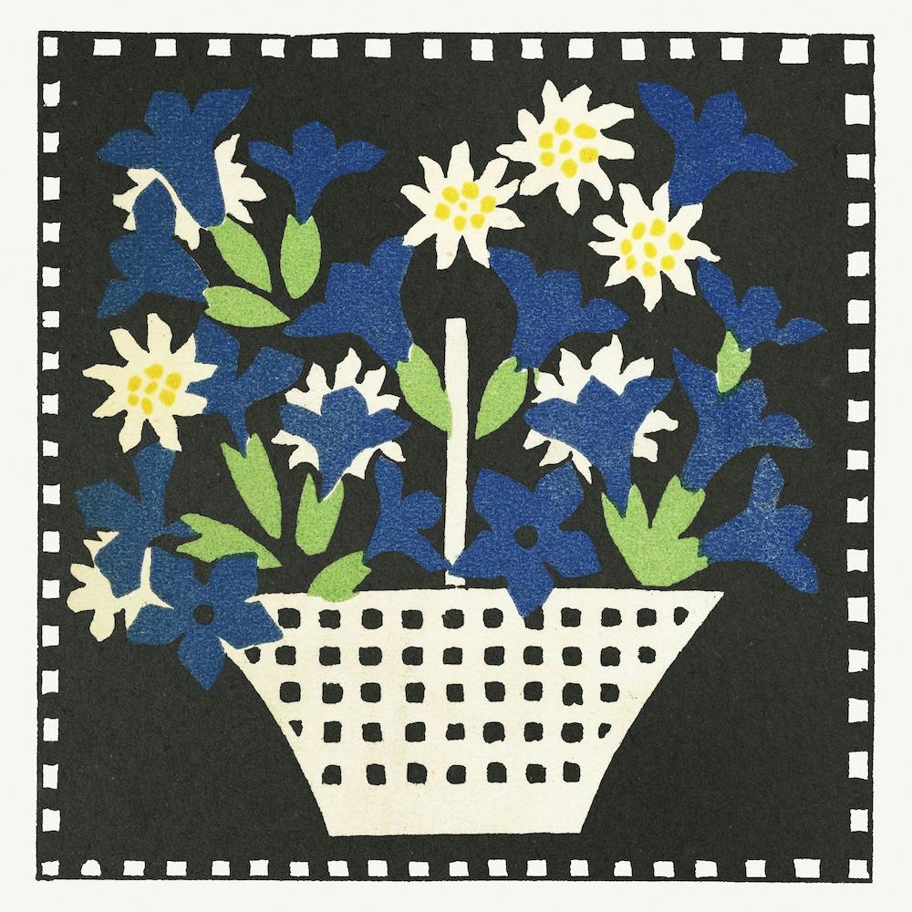 Panier De Fleurs
