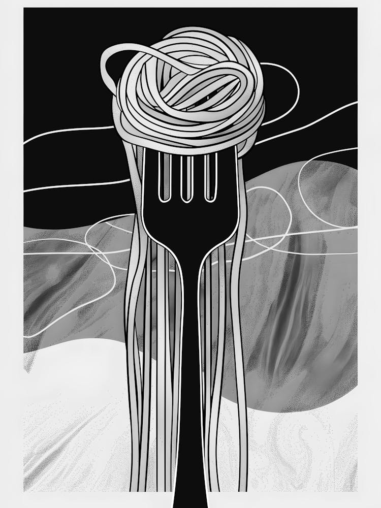 Fork And Spaghetti