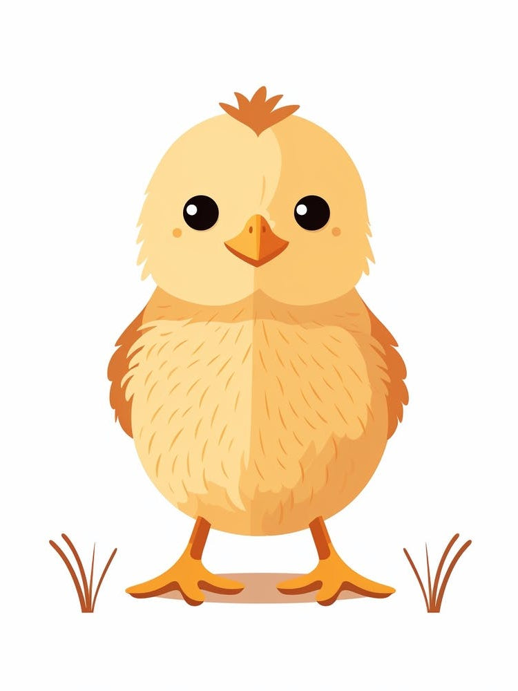 Baby Animal Illustration  Chick 6