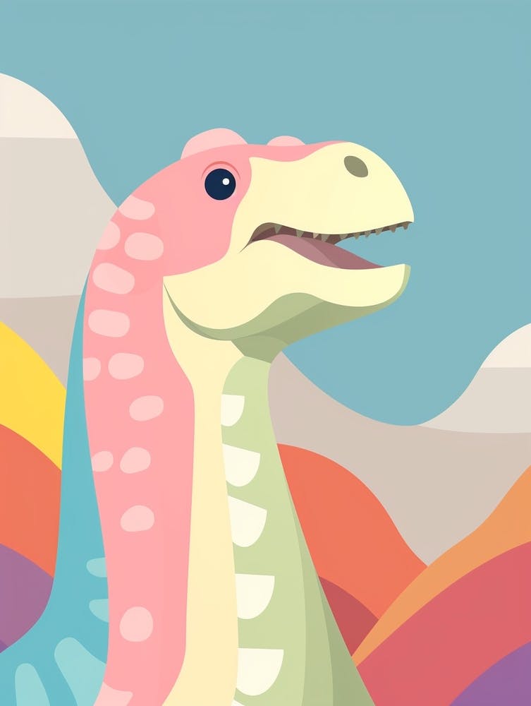 Colourful Dinosaur Argentinosaurus 2