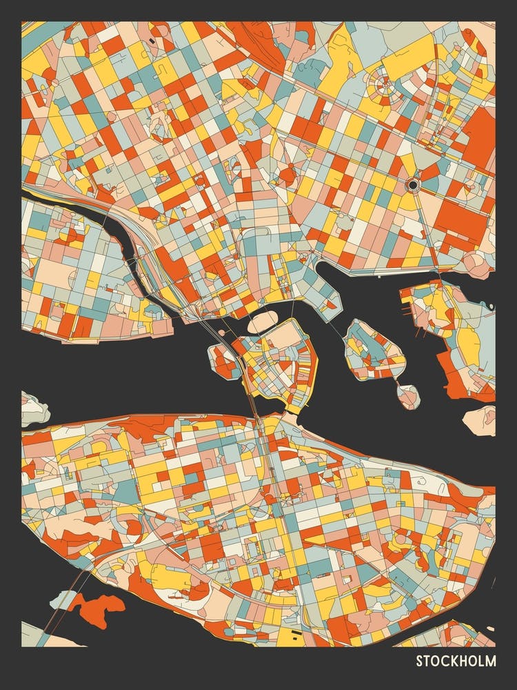Stockholm Sweden Map