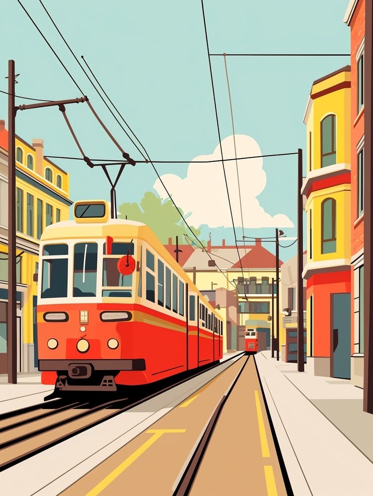 Belgium Travel Illustration