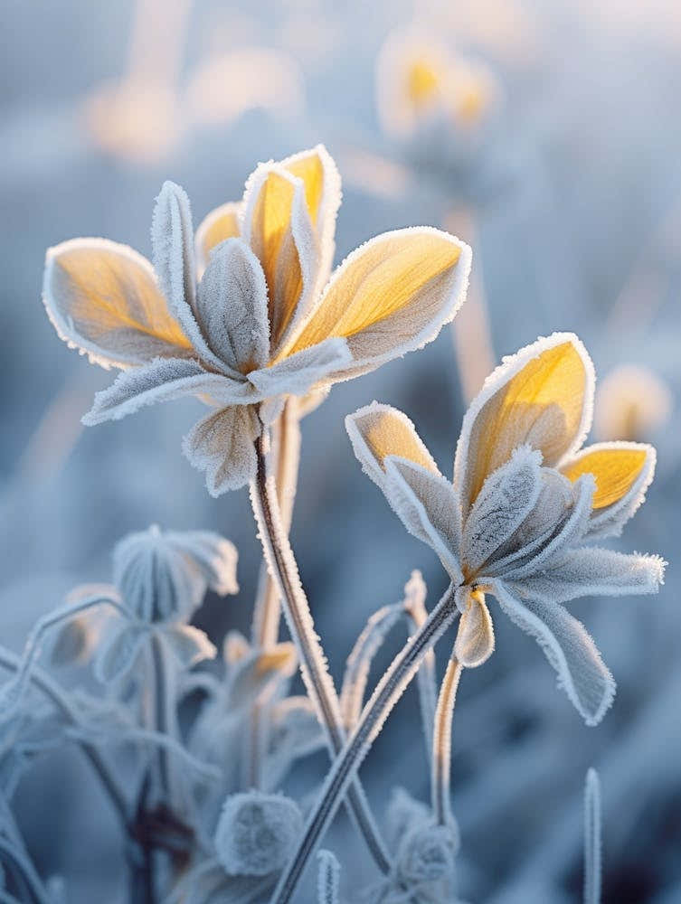 Frosty Botanical Winter Aconite 1