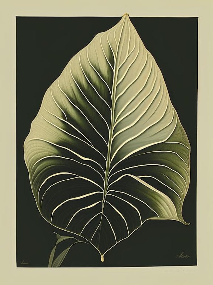 Hosta Leaf Rousseau Inspired 2