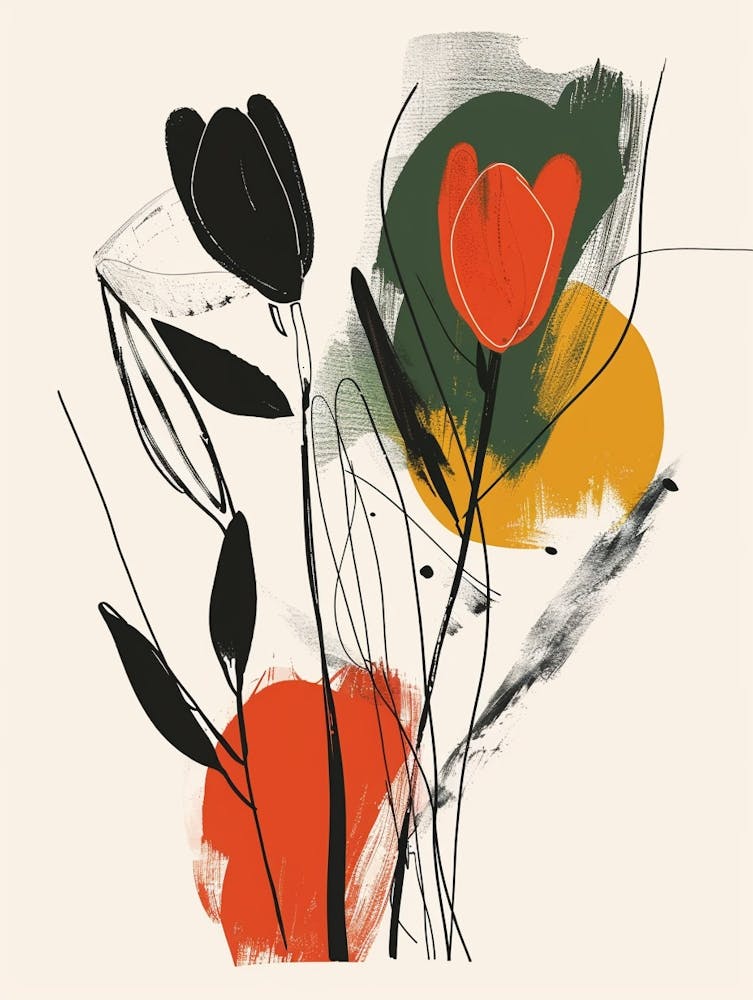 Zz Plant Minimalist Illustration 12
