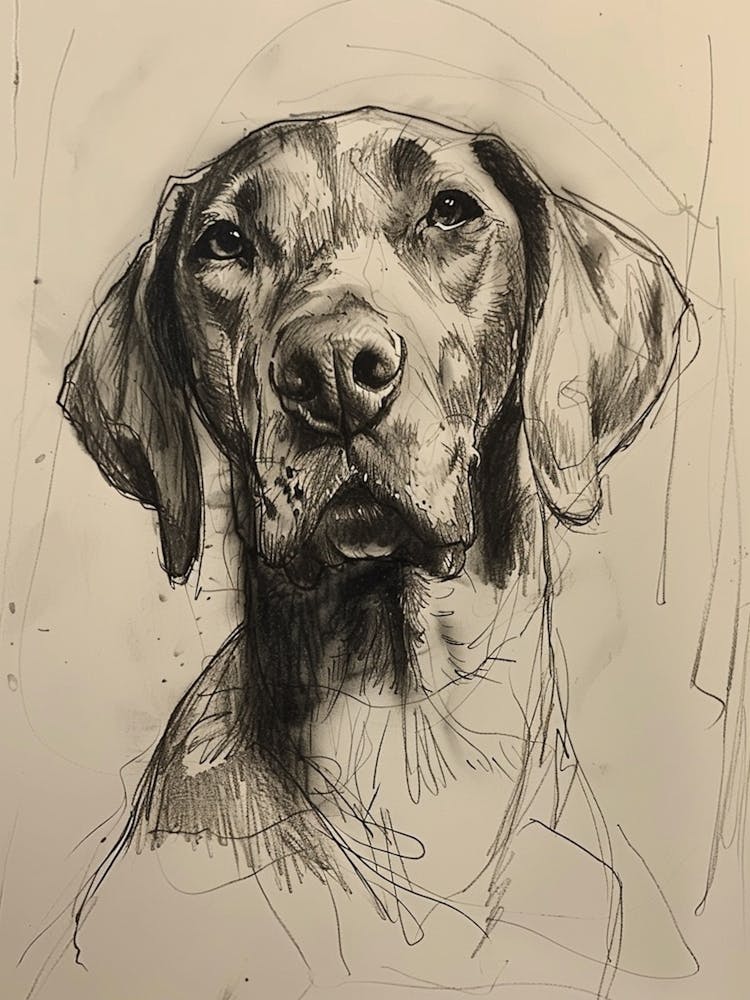 Redbone Hound Dog Charcoal Line 1