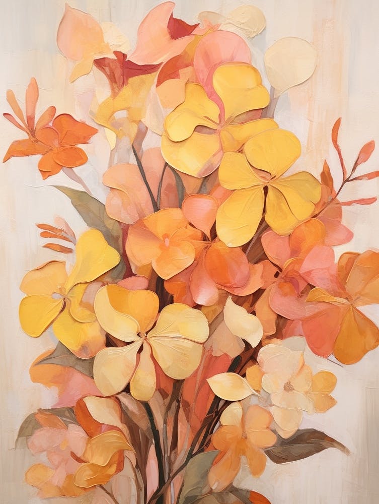 Fall Flower Painting Lantana 2