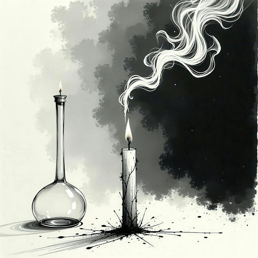 Candle And A Glass