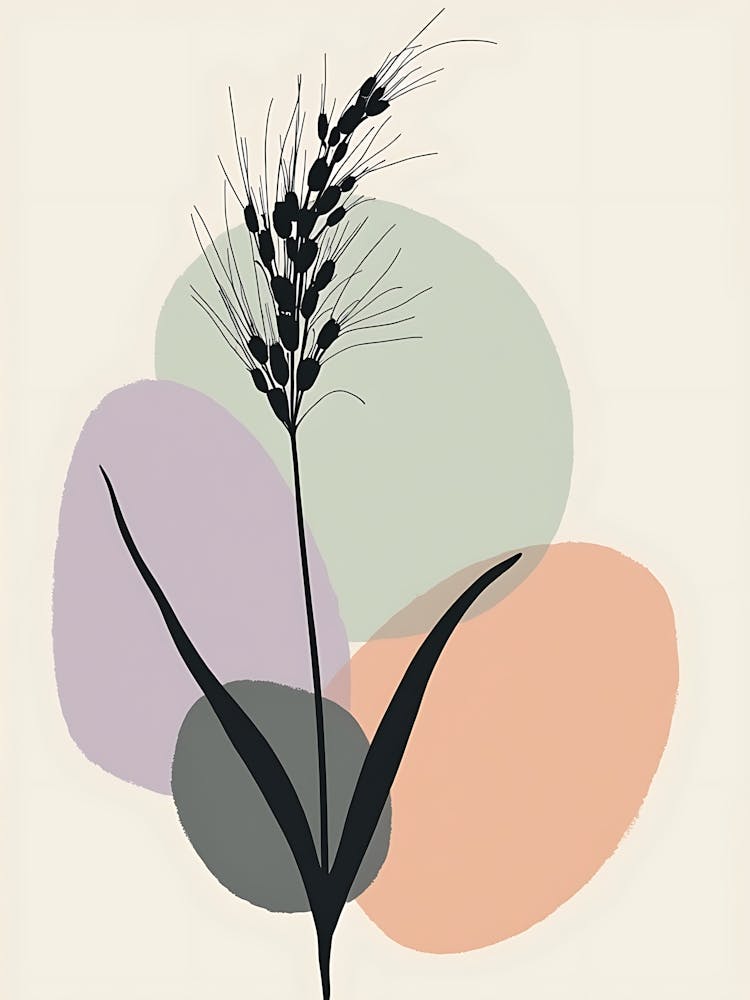 Neutral Botanical Layers with Subtle Texture