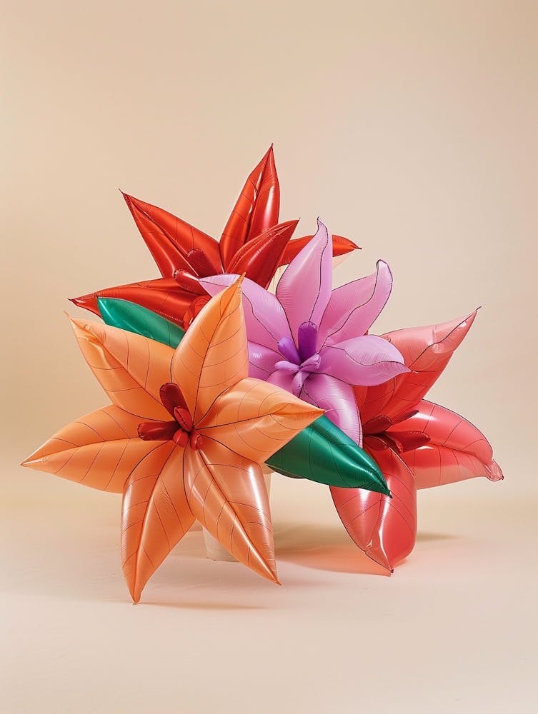 Dreamy Inflatable Flowers Poinsettia