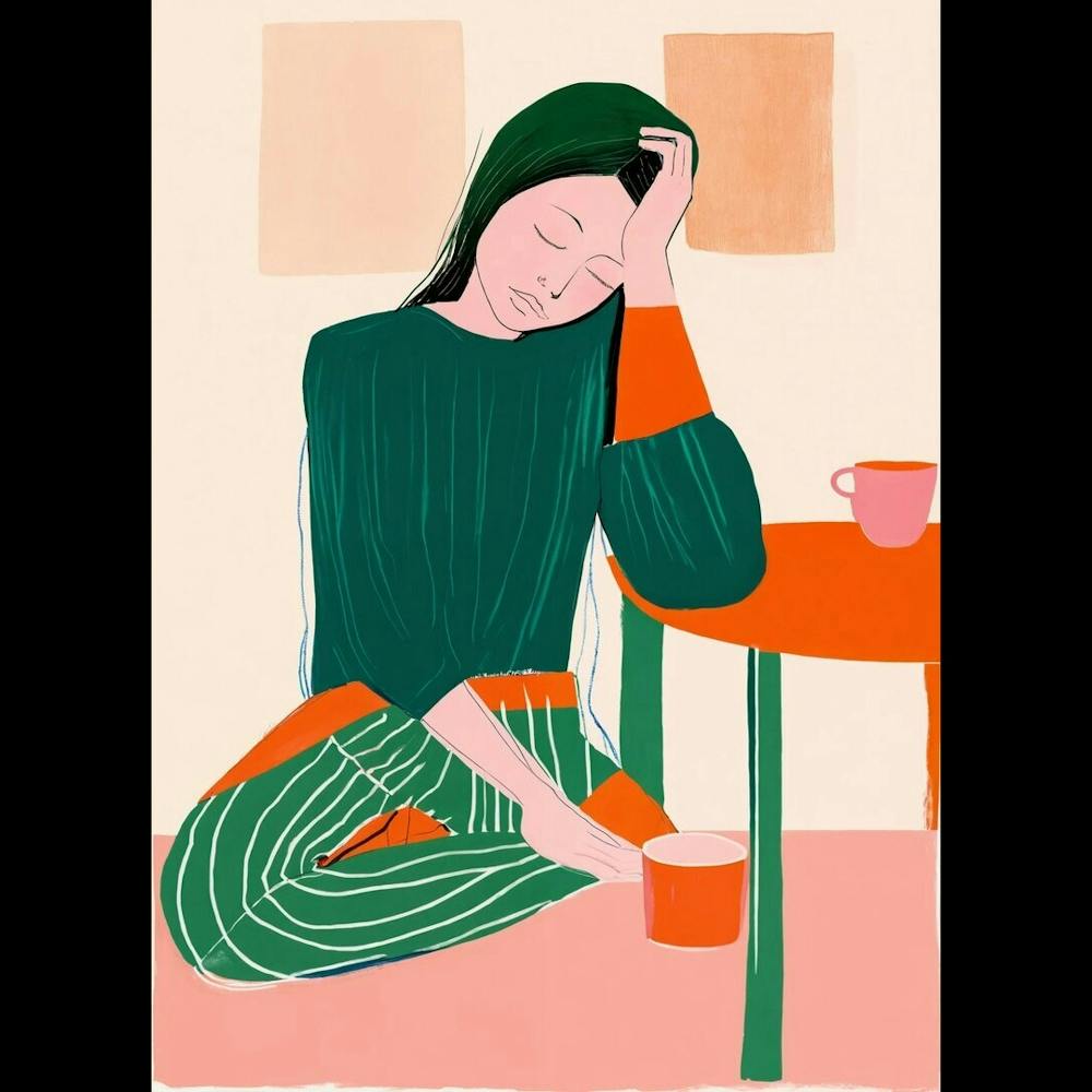 Woman With A Cup Of Coffee 1