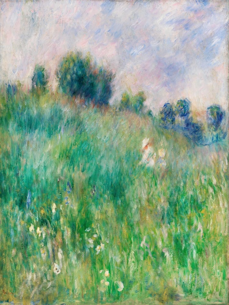 Claude Monet In The Meadow