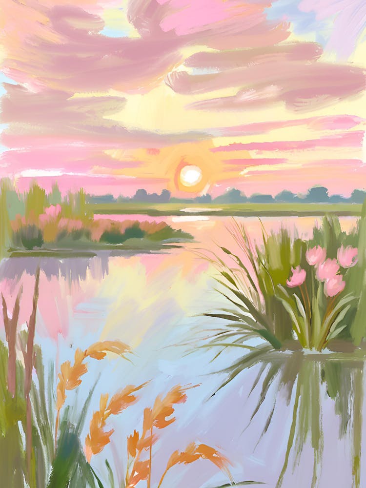 Sunset By The Lake 12