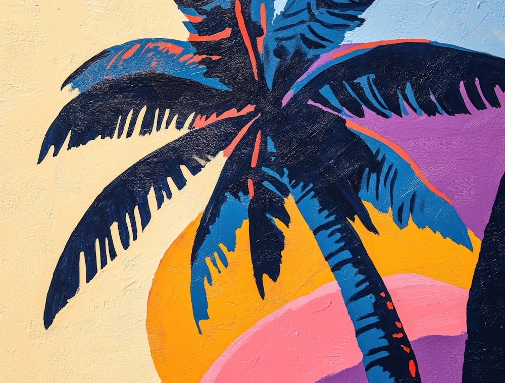 Palm Tree At Sunset 14