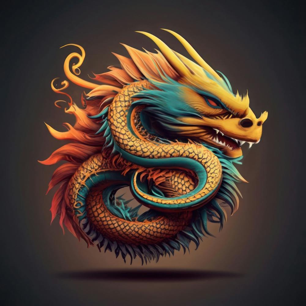 Mystical Chinese Dragon (2)