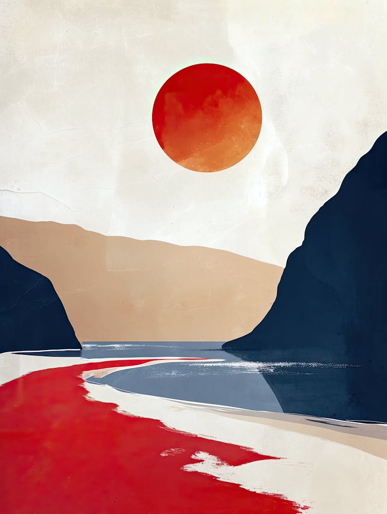 Sunset On The Beach, Boho