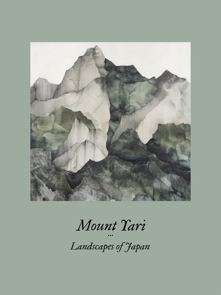 Landschaften Japans Mount Yari 28