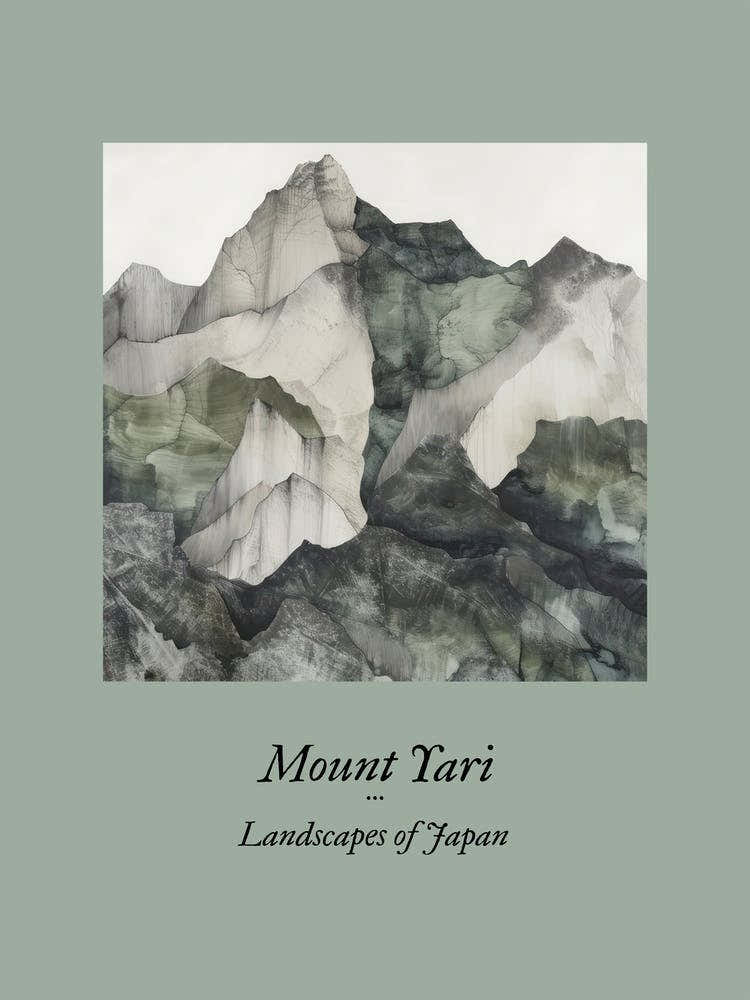 Landscapes Of Japan Mount Yari 28