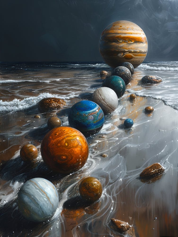 Planets On The Beach