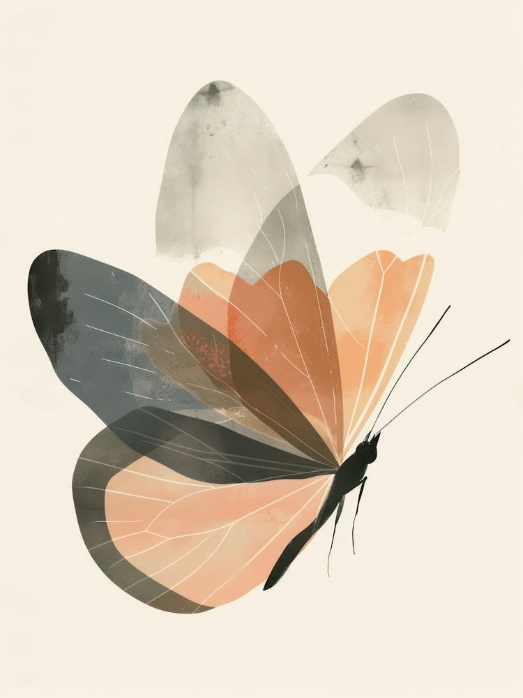 Charming Nursery Kids Animals Butterfly 2