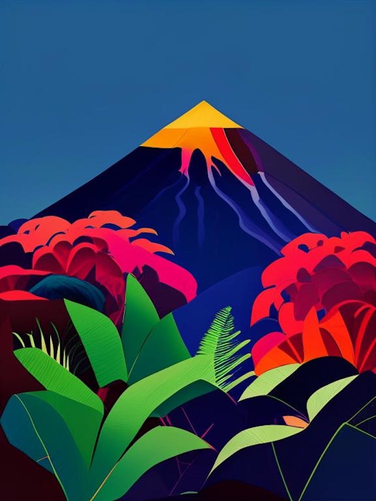 Arenal Volcano National Park Costa Rica Pop Matisse