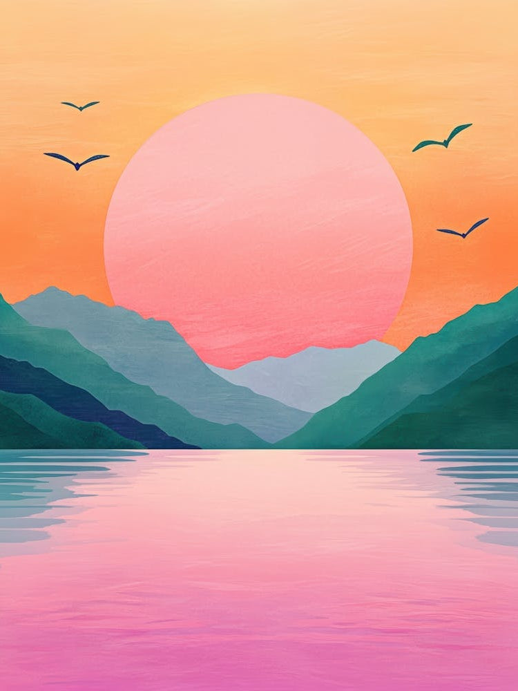 Sunset In The Mountains 33