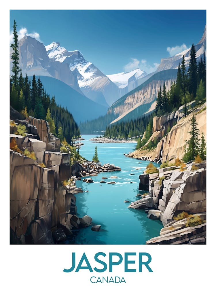 Affiche de voyage Jasper