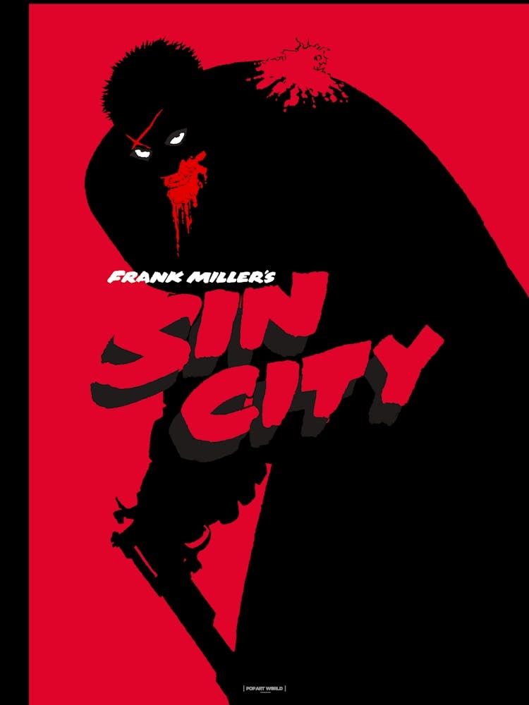 Dark Entity Sin City | Comic Art Digital Pop Art World 2025