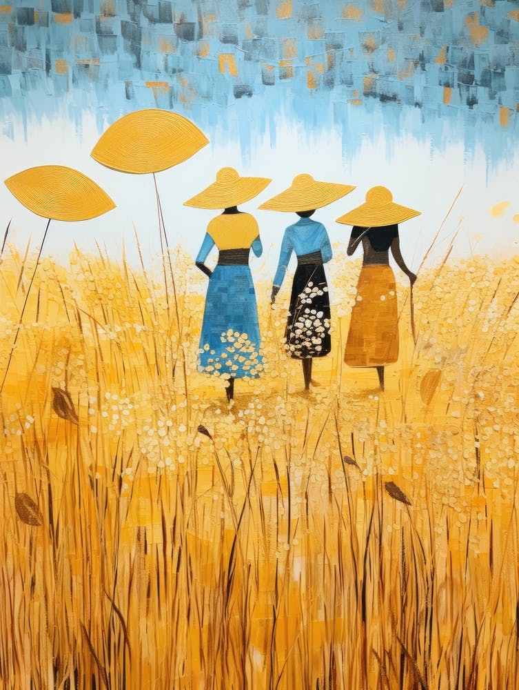 Women In Yellow Hats