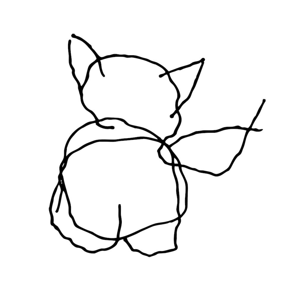 Wandering Kitty Square Line