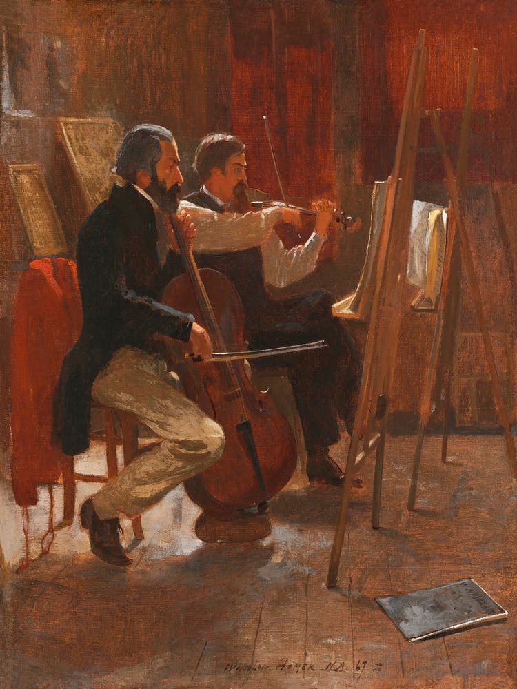 The Studio (1867), Winslow Homer