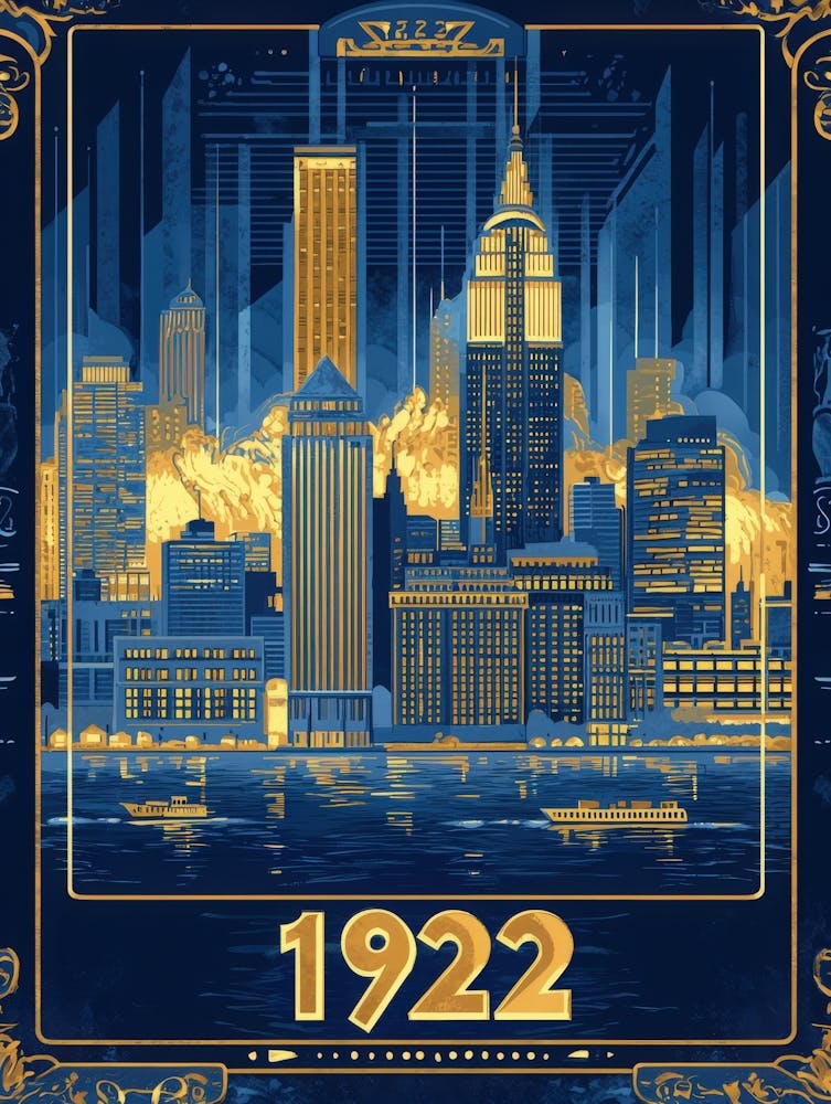 Aihrgdesign A Vintage Travel Poster Of The 1922 New York City 4183b0b0 Cf69 4469 8ca5 539965d7bbec 1