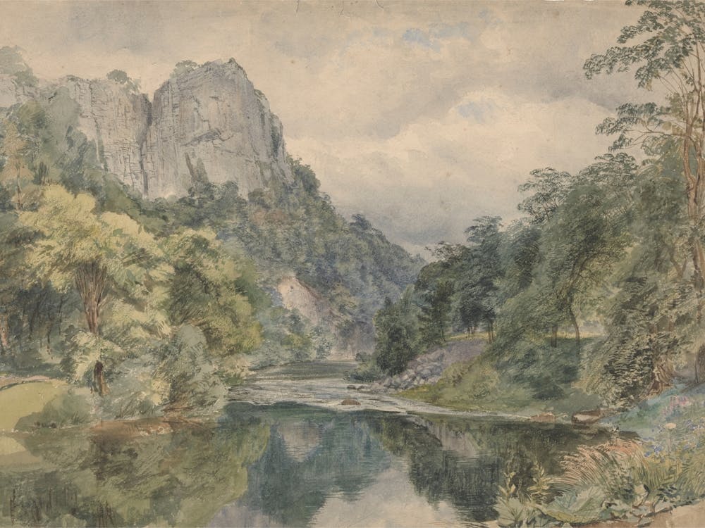 St George'S Chapel Vintage Painting