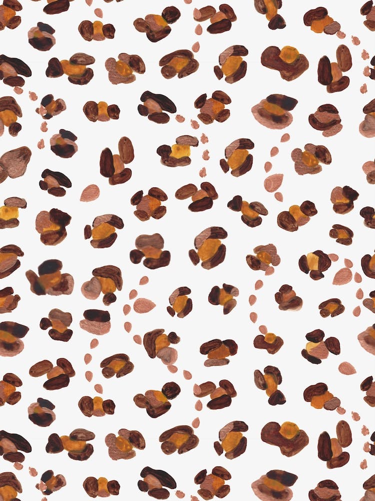 Watercolor Leopard Pattern