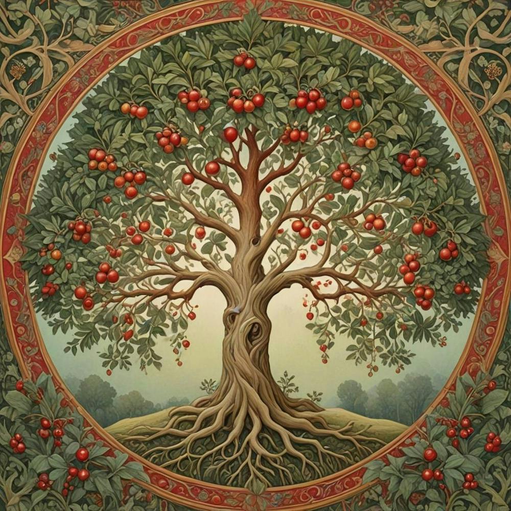 William Morris Floral Pattern Floral Reverie (3)