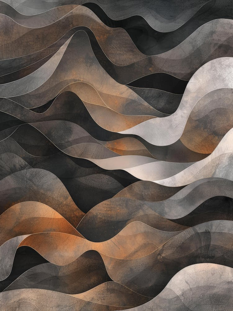 Abstract Wave Canvas Print 1