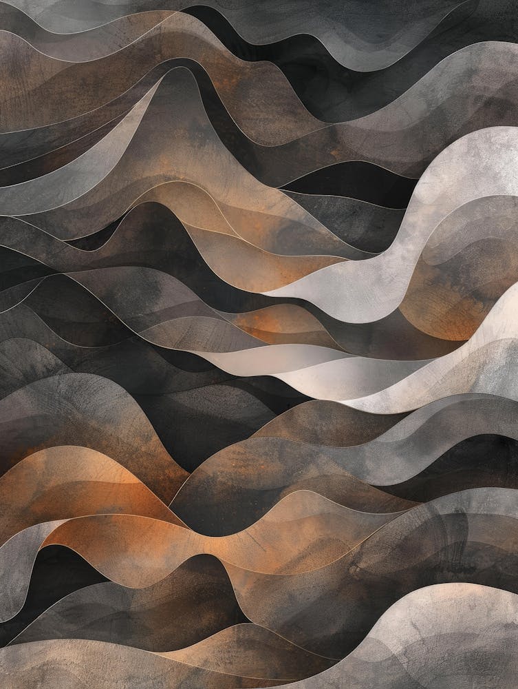 Abstract Wave Canvas Print 1