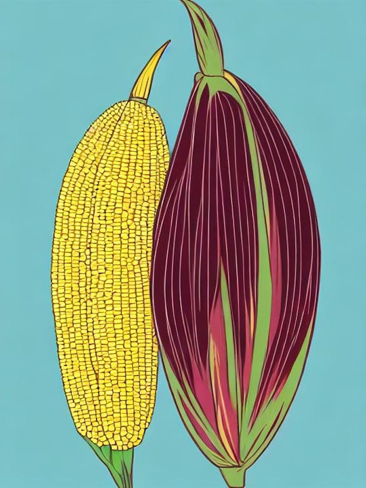 Corn Bold Graphic vegetable