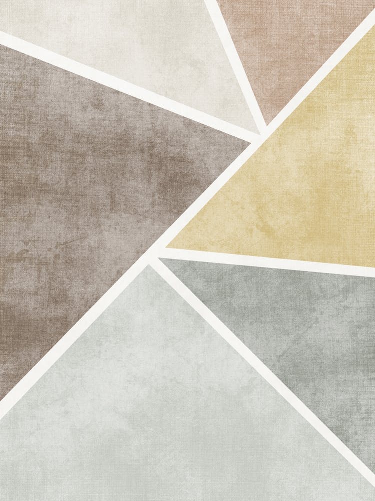 Abstract Triangles In Pastels