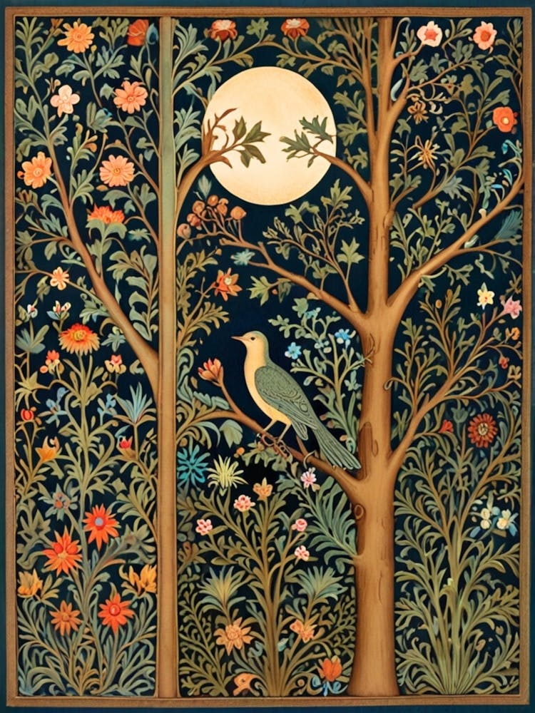 William Morris Bird In A Tree 7