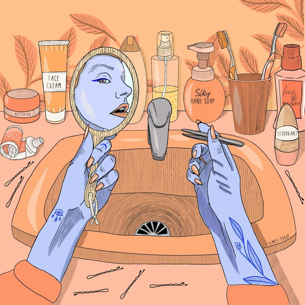 Bathroom Blues Square