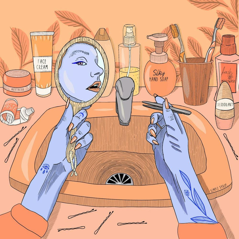 Bathroom Blues Square