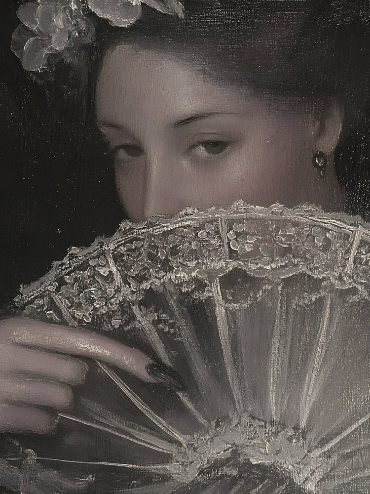 Lady With A Fan