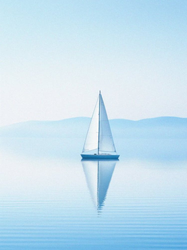 Sailboat On Calm Water