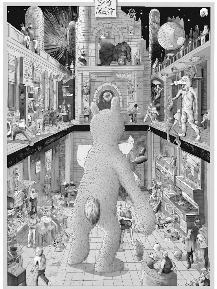 Bear In A Room