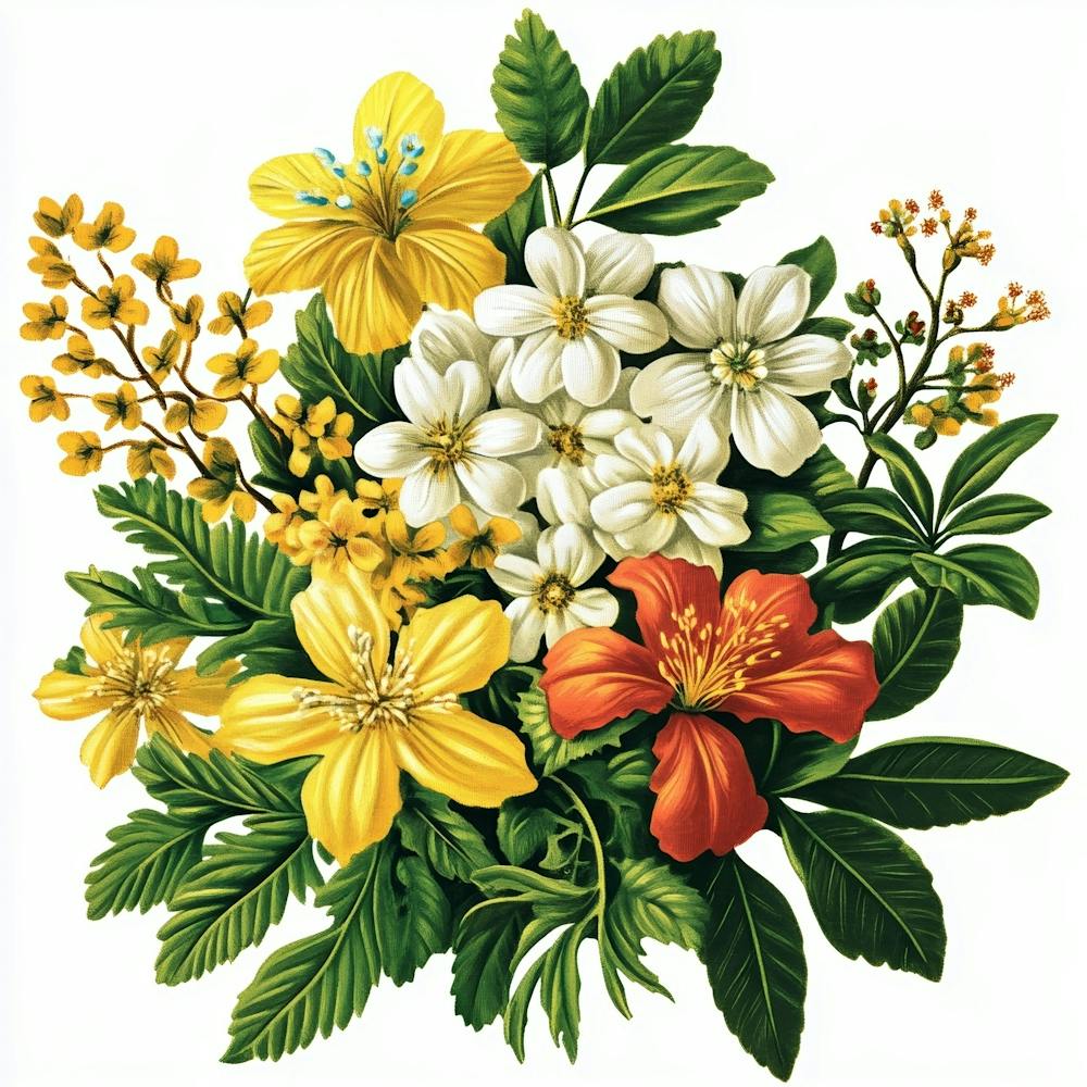 Bouquet Of Flowers Art 5