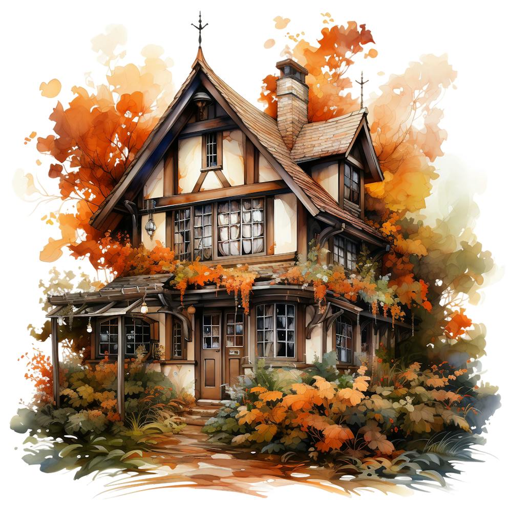 House In Autumn