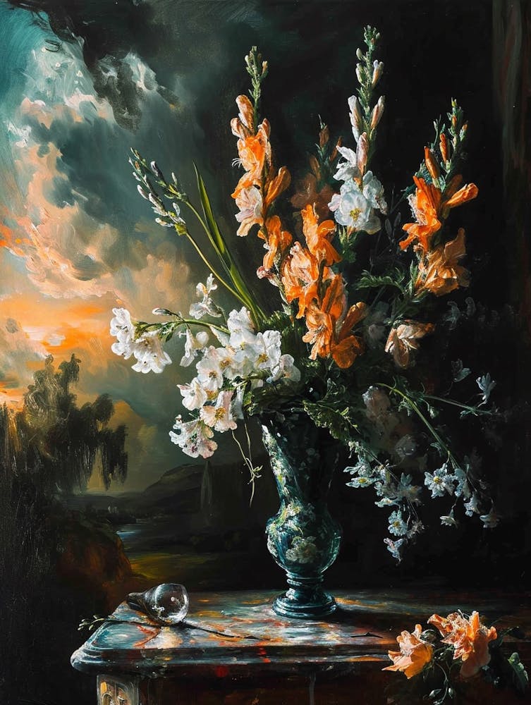 Baroque Floral Still Life Snapdragon 3