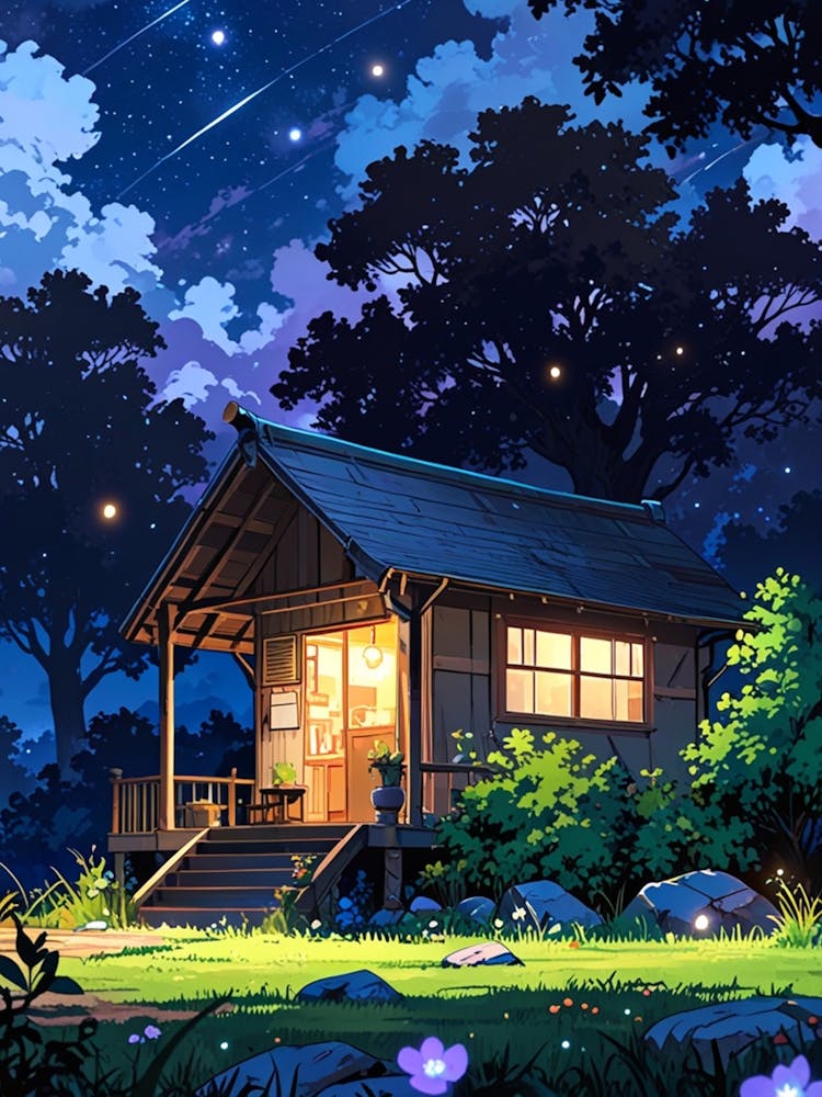 Night Sky Anime aesthetic 42